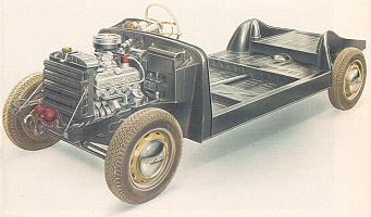 The chassis as produced by Lancia for the carrozzerie