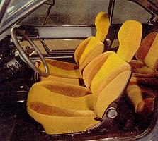 Lancia Beta Coup interior (1975)