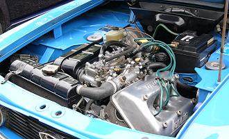 Lancia Fulvia coup engine