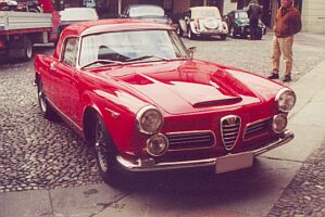 Alfa Romeo 2600 Spider (with a hard-top)