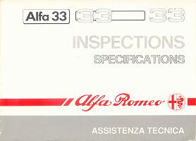 Alfa Romeo 33 data book