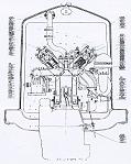 Alfa Romeo 6C1500 dohc engine - click for larger image