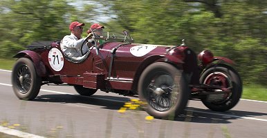 Alfa Romeo 8C2300 Le Mans in the 2006 Mille Miglia