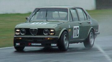 Alfetta berlina in action