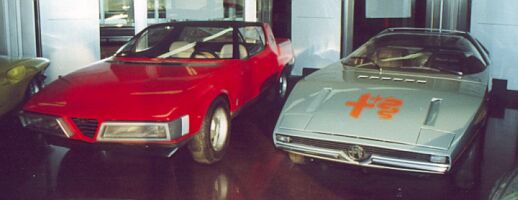 Alfa Romeo Eagle Spider and Caimano