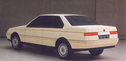 Pininfarina Alfa 164 design model