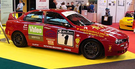 Alfa Romeo 156 touring car at the Autosport International 2005