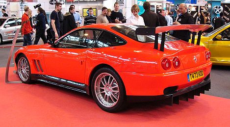Ferrari 550LM at the Autosport International 2005