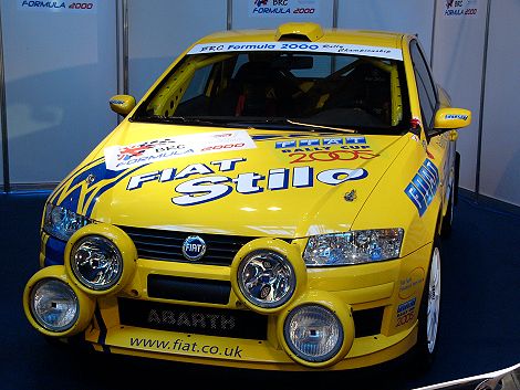 Fiat Stilo Rally on the BRC stand at the Autosport International 2005