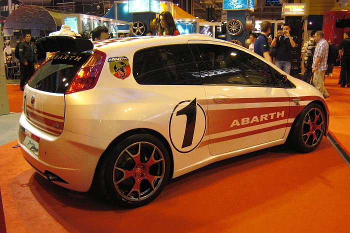 Grande Punto Abarth at Autosport International 2008