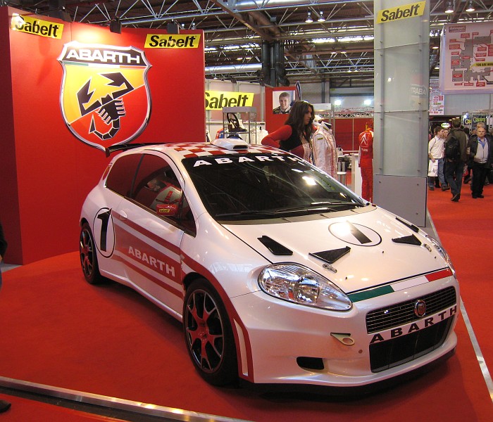 Grande Punto Abarth at Autosport International 2008