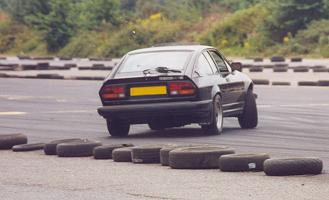 Alfa Romeo GTV6 on the track