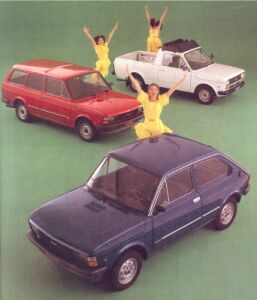 The Fiat 127 range in 1982