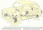 Fiat 600 braking system - click for larger image