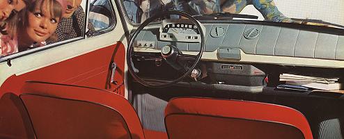 Fiat 850 interior