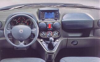 The Fiat Dobl dashboard