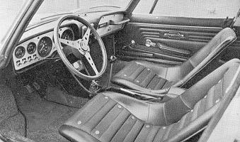 Bertone 850 Racer cockpit