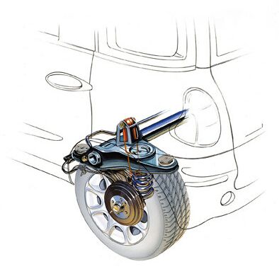 Fiat Multipla rear suspension