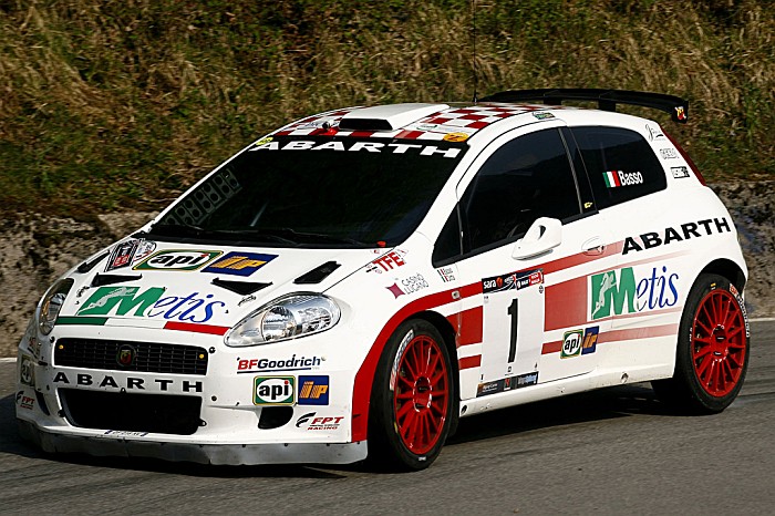 Fiat Grande Punto Abarth S2000 rally car