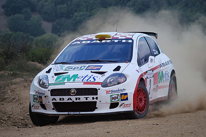 Fiat Grande Punto Abarth S2000 rally car