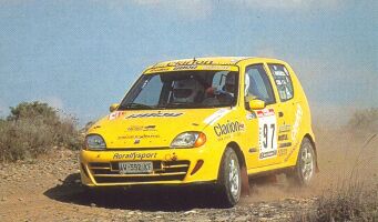 Fiat Seicento rally car