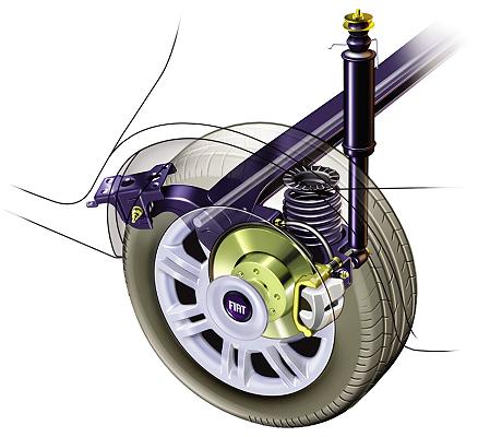 Fiat Stilo rear suspension