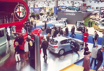 The Alfa Romeo stand