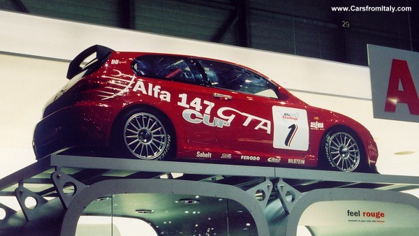 Alfa Romeo 147 Cup car at the Geneva Motorshow 2003