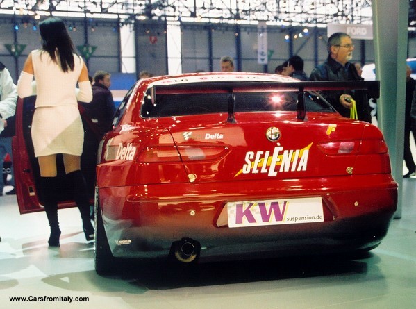 Alfa Romeo 156 Supertouring ETCC car at the Geneva Motorshow 2003