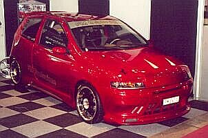 Fiat Punto with bodykit