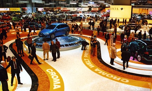 The Fiat stand