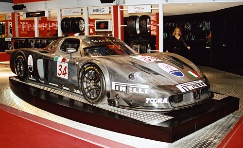 Maserati MC12 on the Pirelli stand