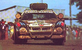 Lancia 037 on the Safari Rally