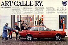 Lancia Beta HPE Advertisement