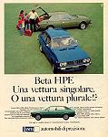 Lancia Beta Advertisement