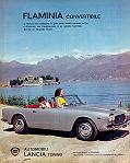 Lancia Flaminia Convertible Advertisement