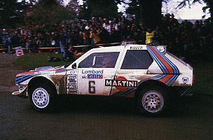 Lancia Delta S4 on the 1985 RAC Rally