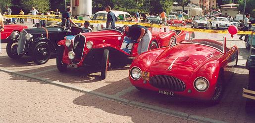 Cisitalia and two Balillas