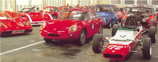 Various Abarth cars