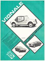 Vignale adverisement from 1968 - click for a larger image