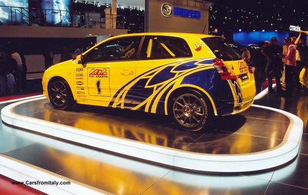 Fiat Stilo Abarth Rally at the Paris Motorshow