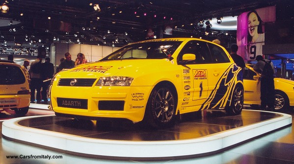 Fiat Stilo Abarth Rally at the Paris Motorshow