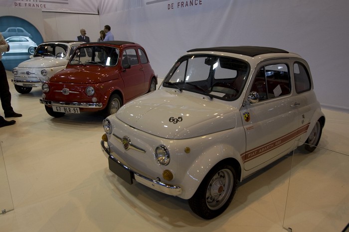 Fiat 500 Abarth at Retromobile Paris 2008