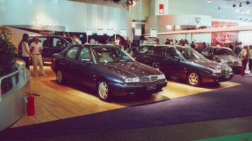 The Lancia stand
